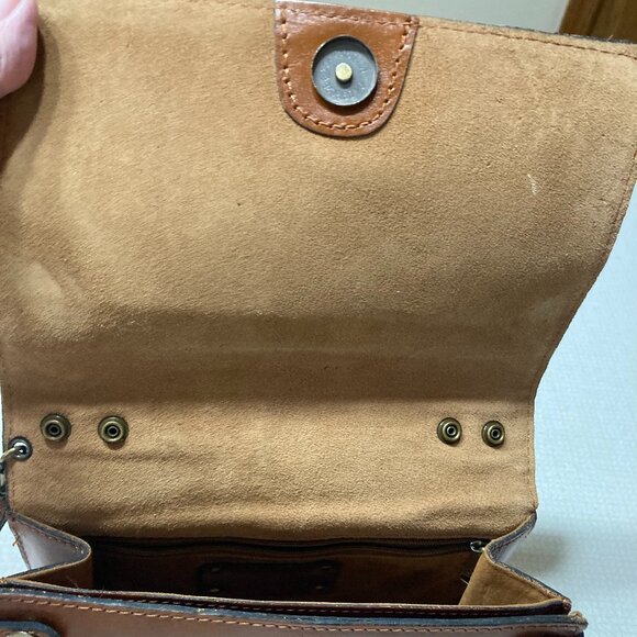 EUC Patricia Nash Leather Crackled Rose Wristlet/Clutch - Picture 10 of 14